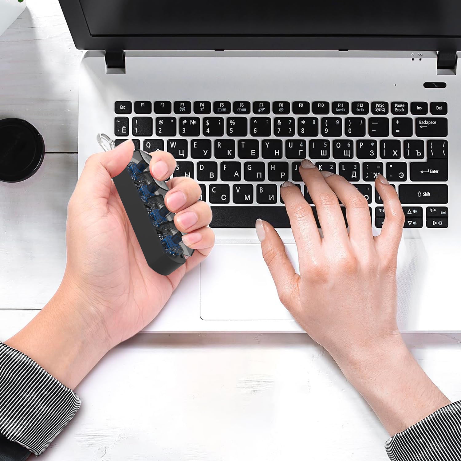 Fidget Keyboard Keychain